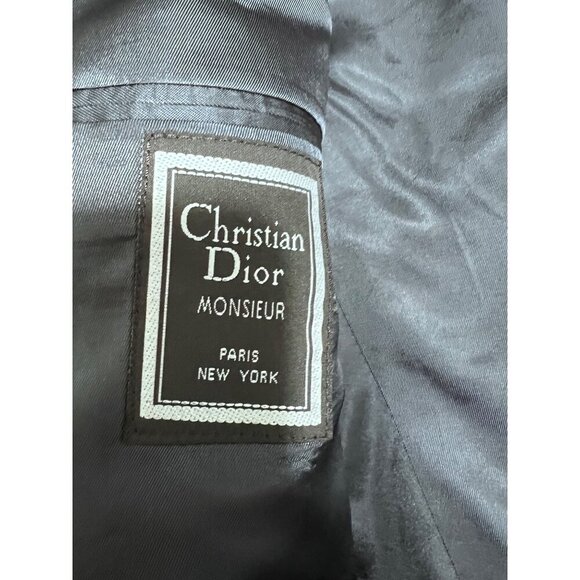 Christian Dior Monsieur Paris Mew York pure wool suit mens size 43L - Picture 6 of 16
